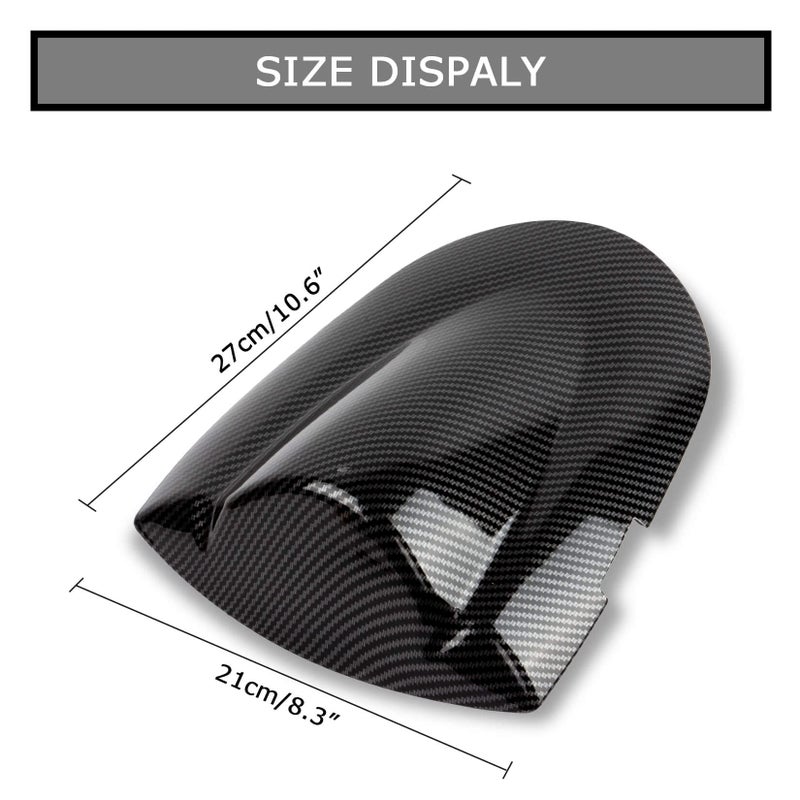 psler Motorcycle Rear Passenger Seat Fairing Cover Cowl Tail Section Motorcycle Fairing for GSXR600 750 K6 2006-2007, Carbon - Image 3